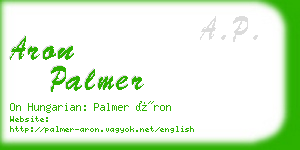 aron palmer business card